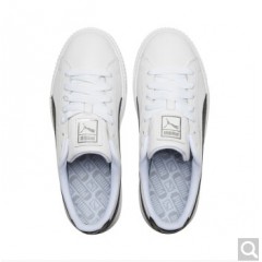 PUMA彪马官方 刘雯同款 新款女子蛇纹复古厚底休闲鞋 PLATFORM 371660 白-黑色 01 36