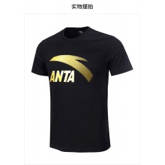 安踏短袖t恤男装运动上衣2020年夏季款青年薄款学生文化衫透气速干户外圆领