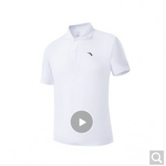 安踏短袖t恤男装运动上衣2020年夏季款青年薄款学生文化衫透气速干户外圆领