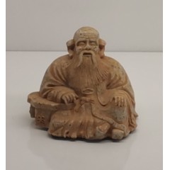 道教老子摆件 中式清源山老君岩摆件 砂石色