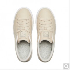 PUMA彪马官方 刘雯同款 新款女子蛇纹复古厚底休闲鞋 PLATFORM 371660 淡卡其色-白 02