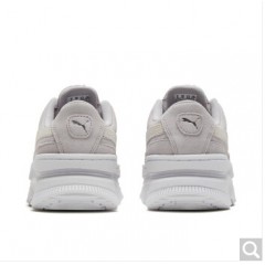 PUMA彪马官方 刘雯同款 新款女子复古厚底休闲鞋 DEVA SUEDE 372423 雨灰色-米白色 02 36