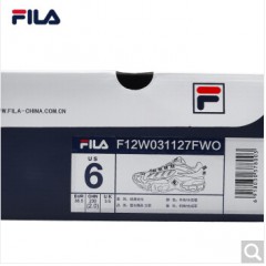 FILA女鞋 斐乐官方 掠夺者 老爹鞋女学生韩版复古跑鞋新款跑步鞋休闲运动鞋 朴色/木瓜橙-WO