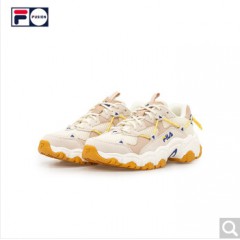 FILA FUSION 斐乐官方猫爪鞋老爹鞋女2020新款休闲复古运动鞋女鞋 初雪白-PR
