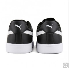 彪马 PUMA 男女同款 基础系列 Puma Smash v2 L 休闲鞋 365215 04 黑色/彪马白 37.5码 UK4.5码
