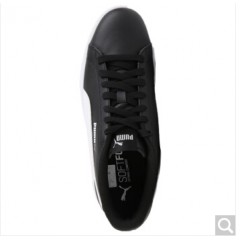 彪马 PUMA 男女同款 基础系列 Puma Smash v2 L 休闲鞋 365215 04 黑色/彪马白 37.5码 UK4.5码
