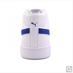 彪马 PUMA 男女同款 基础系列 Puma Smash v2 Mid L 休闲鞋 366924 01彪马白/矿石蓝 42码 UK8码