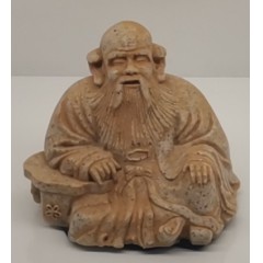 道教老子摆件 中式清源山老君岩摆件 岩石色