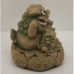 招财纳福石敢当除魔平安石敢当摆件進爵如意石敢当摆件 青石色