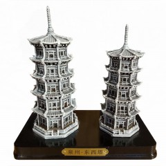 泉州开元寺东西塔旅游礼物摆件 双塔 花边