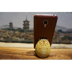 降魔的同款石敢当狮子手机支架家居风水镇宅摆件