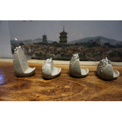 降魔的同款石敢当狮子手机支架家居风水镇宅摆件