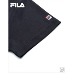 FILA斐乐女装WHITE LINE系列官方女子短袖T恤2020夏季新品休闲涂鸦短袖衫女装商场同款 传奇蓝-NV