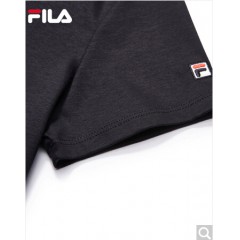 FILA斐乐女装White Line系列官方女子短袖T恤夏季新款印花短袖衫女装商场同款 传奇蓝-NV