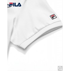 FILA斐乐女装WHITE LINE官方女子短袖T恤2020夏新款运动时尚绣花百搭连帽短袖t商场同款 标准白-WT
