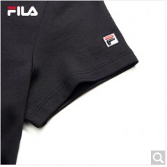 FILA 斐乐官方女子短袖T恤 2020夏季新款百搭时尚丝柔棉圆领T恤 传奇蓝-NV