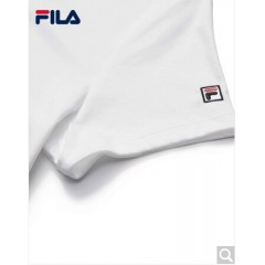 FILA 斐乐官方女子短袖T恤 2020夏季新款百搭时尚丝柔棉圆领T恤 标准白-WT