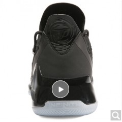 匹克（PEAK）态极男子篮球鞋帕克7代实战球鞋低帮减震运动鞋  黑色