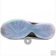 匹克（PEAK）态极男子篮球鞋帕克7代实战球鞋低帮减震运动鞋 E93323A 黑色/紫色