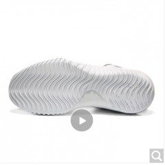 匹克（PEAK）男子篮球鞋防滑耐磨外场实战球鞋舒适包裹支撑战靴  大白