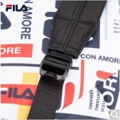 FILA 斐乐官方 情侣款背包2020春季新款潮牌满印背包男女 标准白-WT 20升以下