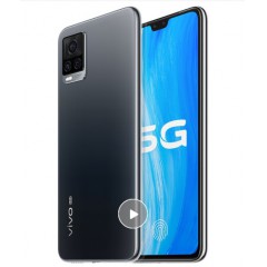 vivo S7 5G手机 8GB+128GB 爵士黑 前置4400万AF双摄自拍 后置6400万超感光夜摄 双模5G全网通手机
