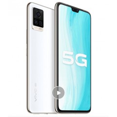 vivo S7 5G手机 8GB+128GB 月光白 前置4400万AF双摄自拍 后置6400万超感光夜摄 双模5G全网通手机