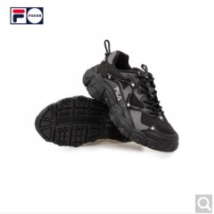 FILA FUSION 斐乐官方猫爪鞋老爹鞋男2020新款休闲复古运动鞋男鞋 黑色-BK