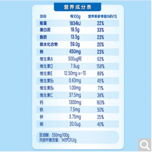 伊利欣活 中老年奶粉听装 成人奶餐 益生菌奶粉 高钙 老年 冲饮 900g罐装粉 营养早餐
