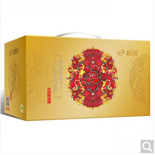 伊利 欣活奶粉 骨能配方 高钙营养 成人奶粉 中老年奶粉900g*2罐装礼盒装