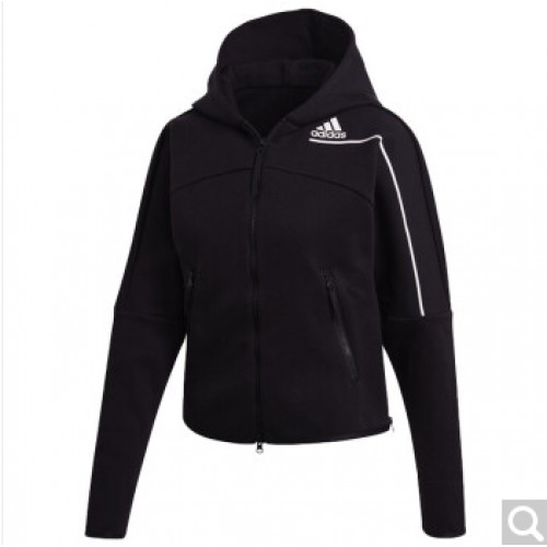 【张钧甯同款】阿迪达斯 ADIDAS 女子 运动型格 W ZNE Hd 运动 夹克/风衣 GM3275 XL码