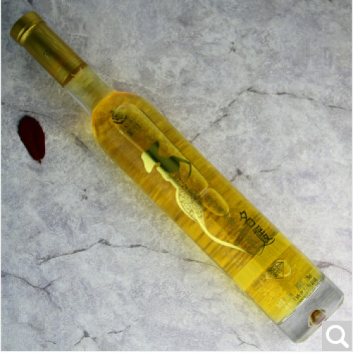 送酒杯 紫轩葡萄酒冰酒冰葡萄酒 名媛冰白葡萄酒金钻礼盒装甜红酒 整箱6支装(海马刀+酒塞+2杯)