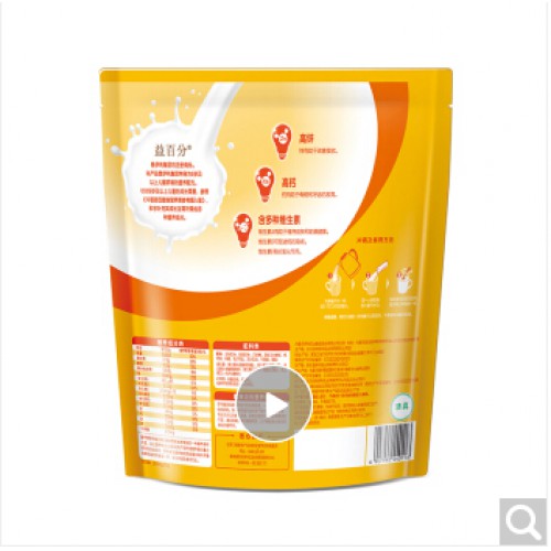 伊利 学生高锌高钙奶粉 学生奶粉 高钙 高锌 青少年 营养 冲饮 400g袋装 独立小包装16*25g