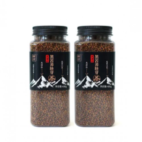 买一送一【黑苦荞茶 400g/罐】| 来自高山的黑珍珠，营养丰富，喝出健康