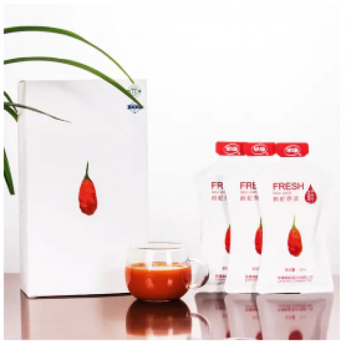 早康头茬鲜枸杞原浆 补充营养 30ml/袋*10