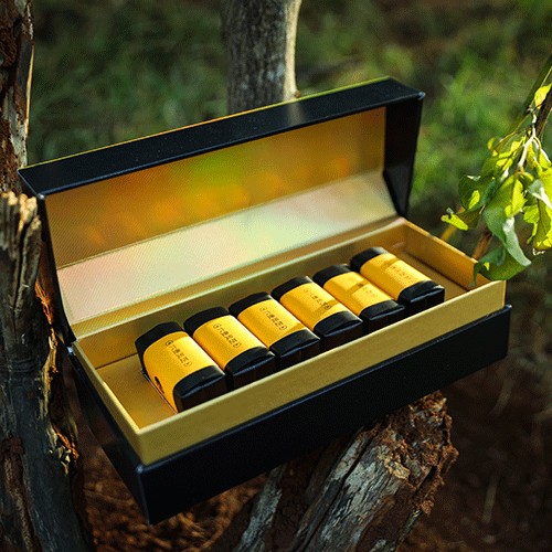 六贵灵芝 武芝2号切片 林下椴木紫灵芝茶 入口清香 6泡×8g