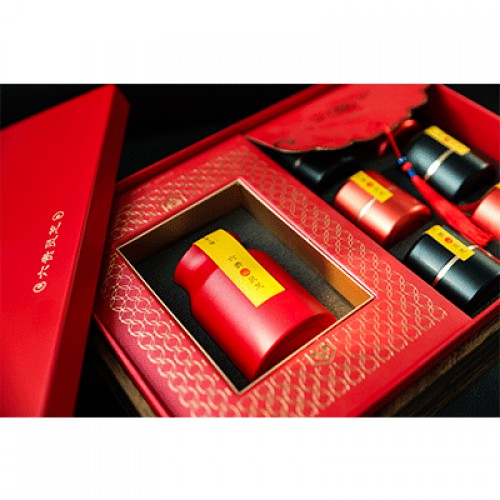 六贵灵芝 武芝2号 林下椴木紫灵芝茶 入口清香（6小罐×8g +40g×1大罐）