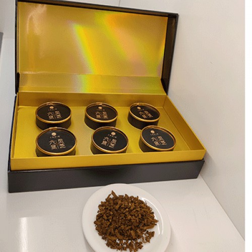 六贵灵芝 武芝2号切片 林下椴木紫灵芝茶 入口清香 6罐×8g