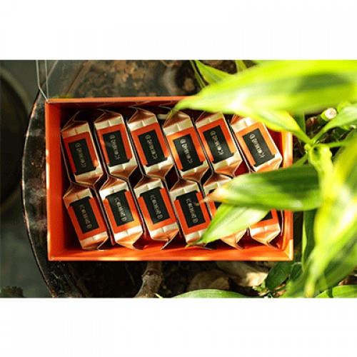 六贵灵芝 武芝2号 林下椴木紫灵芝茶 入口清香  12泡×8g