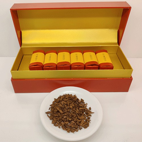 六贵灵芝 武芝2号切片 林下椴木紫灵芝茶 入口清香 6泡×8g