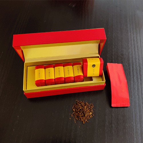 六贵灵芝 武芝2号 林下椴木紫灵芝茶 入口清香 30泡×8g+1罐