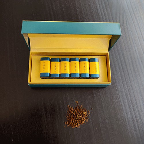 六贵灵芝 武芝2号 林下椴木紫灵芝茶 入口清香（6小罐×8g +40g×1大罐）