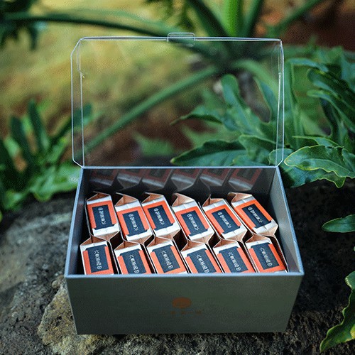 六贵灵芝 紫灵芝茶 入口清香 12泡×8g深空灰 （512品米）