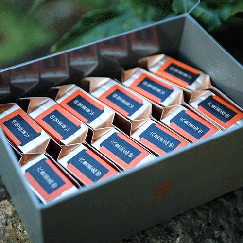 六贵灵芝 紫灵芝茶 入口清香 12泡×8g深空灰 （512品米）